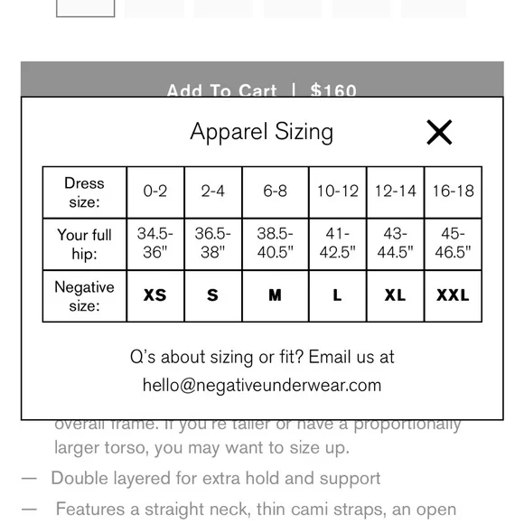 NWOT Red Square Neck One Piece Negative Underwear - Picture 6 of 6